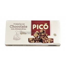 Nougat Chocolat aux amandes "Picó" 200 gr.