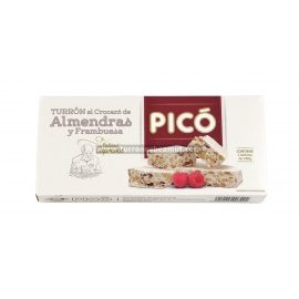 Nougat with Almond and Raspberry crocant "Picó" 200 gr.