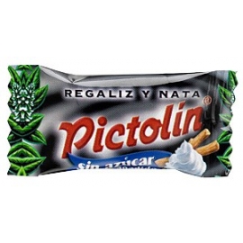 Pictolín Licorice and cream without sugar