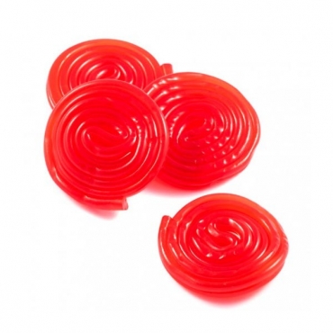 Discos regaliz rojo "HARIBO"