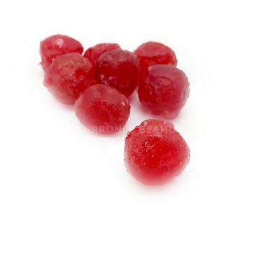 Kandierte rote Kirschen