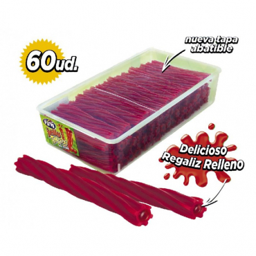 Curvas de alcaçuz vermelho "Fini"