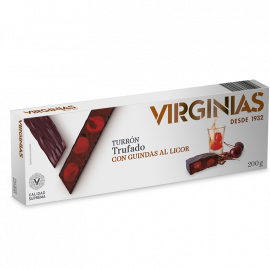 Schokoladen-Trüffel-Nougat mit Kirschen zum Likör "Virginias" 200 gr.