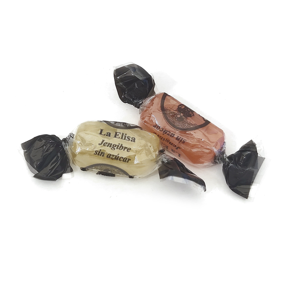 Caramelo Jengibre Sin Azúcar.