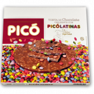 Crispy chocolate cake with picolinas 150 gr. PICÓ