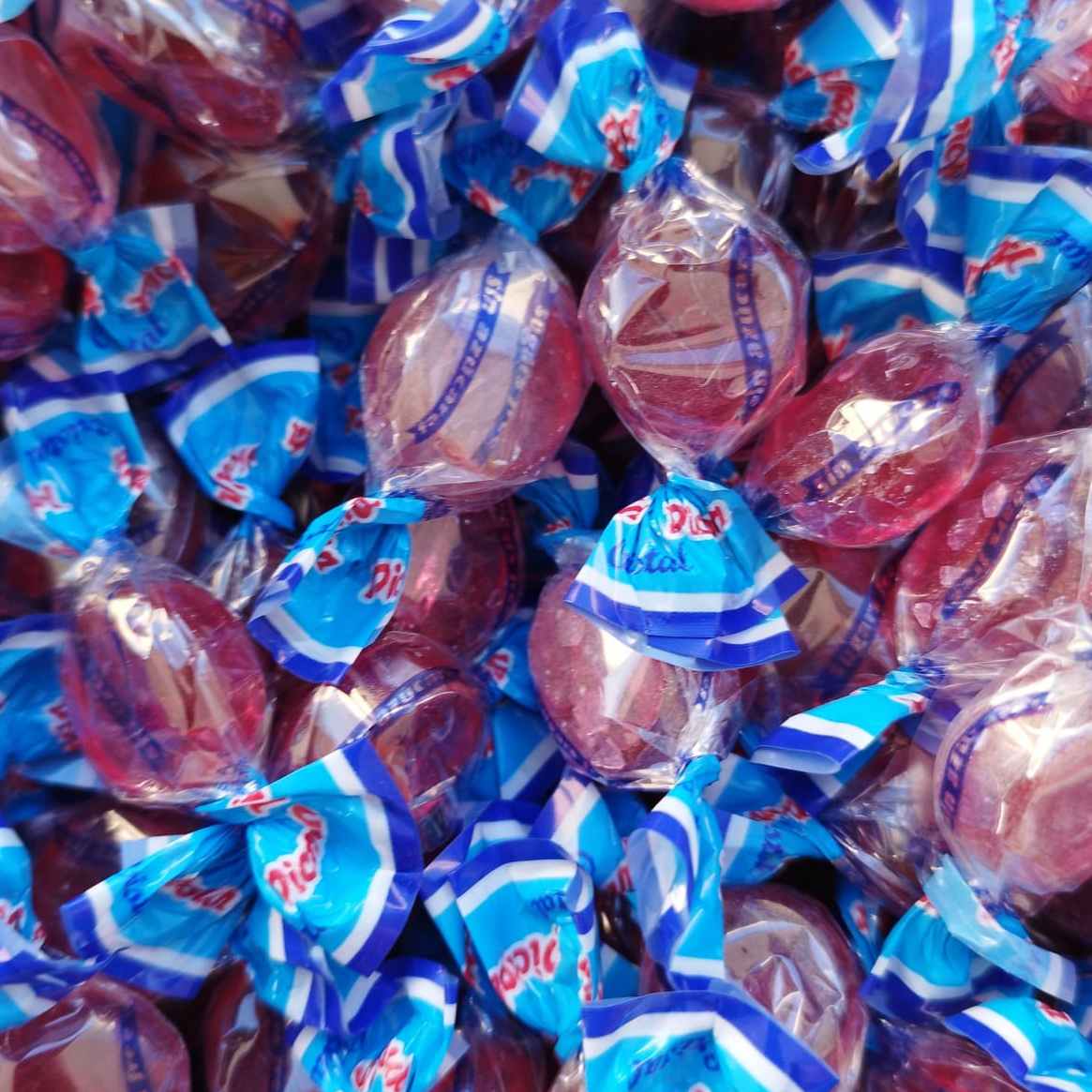 caramelos de frambuesa y limón sin azúcar