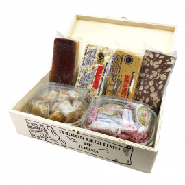 LOTE CAJA MEDIANA 4 POLVORONES UND FIGURITAS
