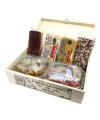 LOTE CAJA MEDIANA 4 POLVORONES Y FIGURITAS
