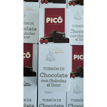 Schokoladen-Nougat mit Likörkirschen "Picó" 200 gr.