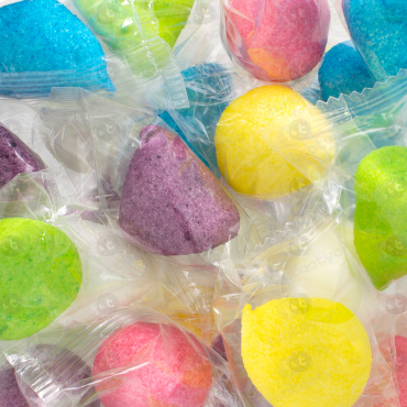 Top candy Mallows BALLES BLEUES EMBALLÉES