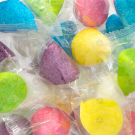 Top candy Mallows wrapped BLUE BALLS