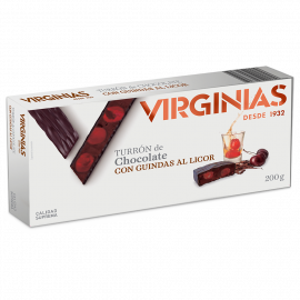 Nougat Truffes au chocolat aux Cerises à la liqueur "Virginias" 200 gr.
