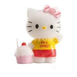 Bougie d'anniversaire "Hello Kitty Pastel"