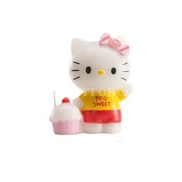 Geburtstagskerze „Hello Kitty Pastell“